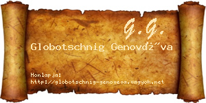 Globotschnig Genovéva névjegykártya